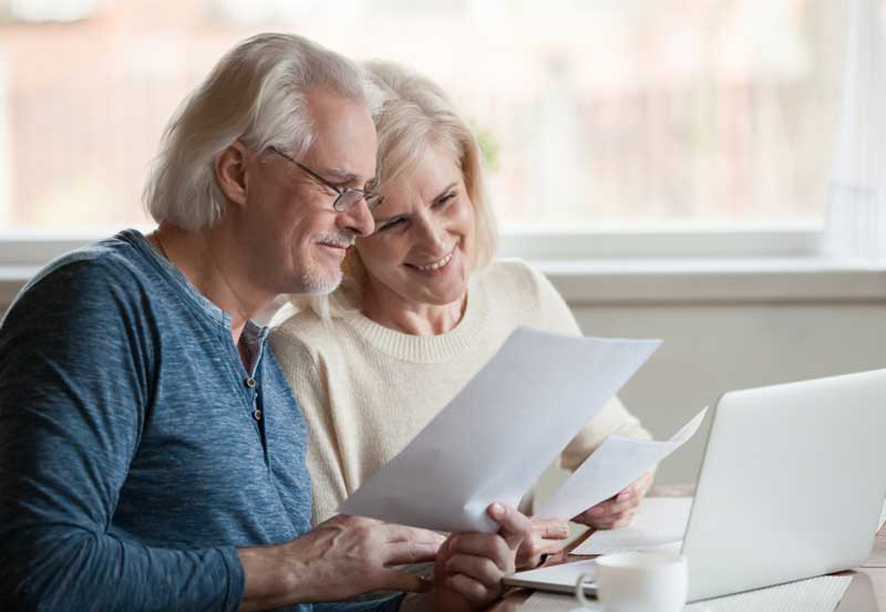 veteran reads c&p exam results with husband