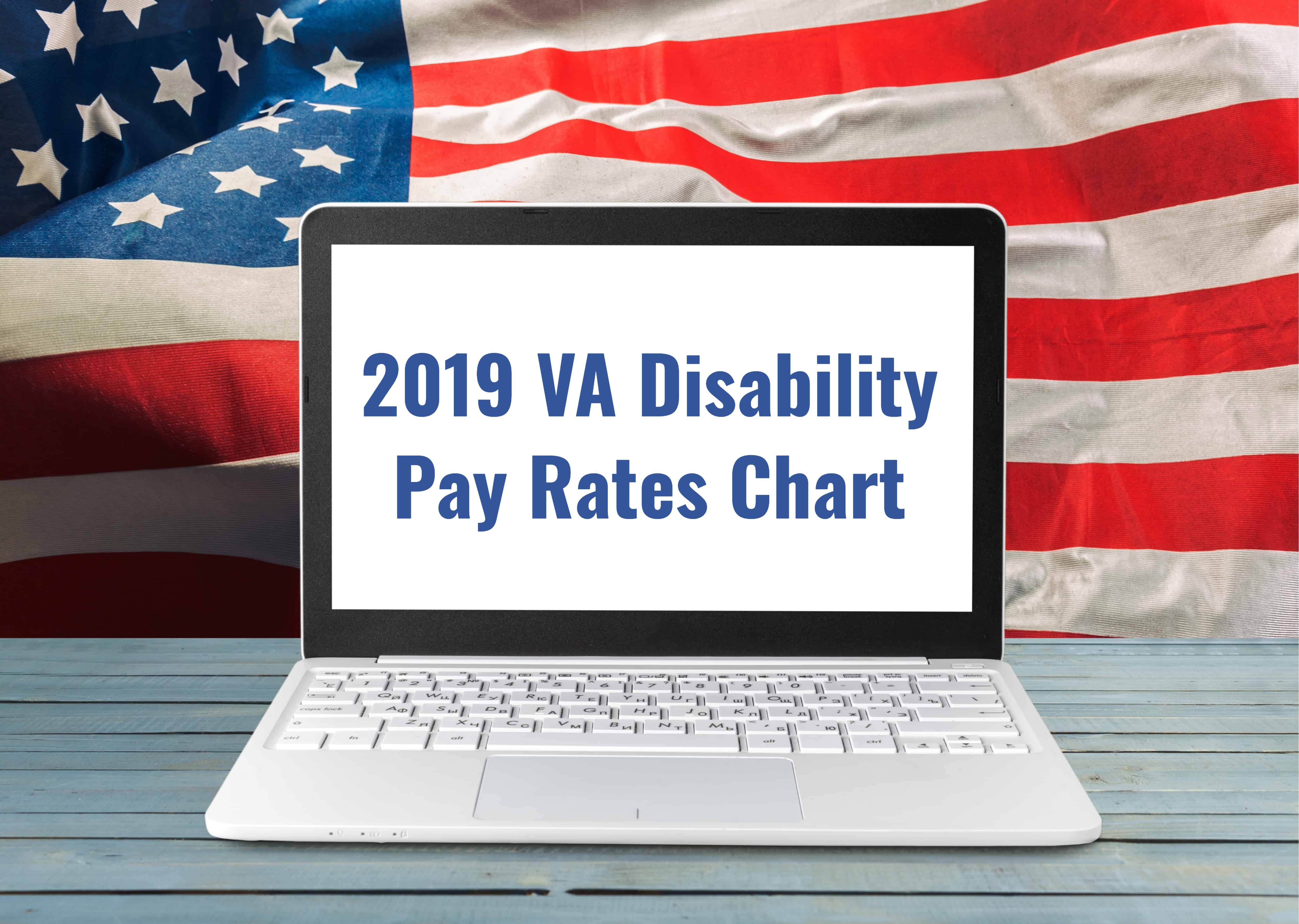 2019 VA Disability Compensation Pay Rates 2019 VA pay rates chart header image