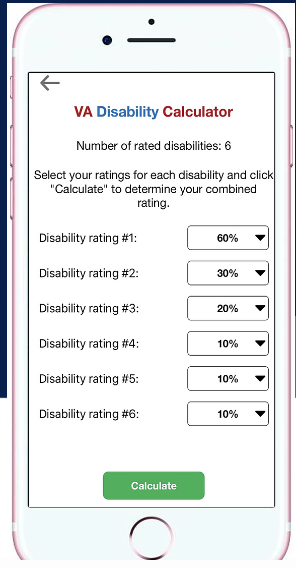 VA Disability Calculator Helps You Screen Shot 2019 04 19 at 10.06.41 AM