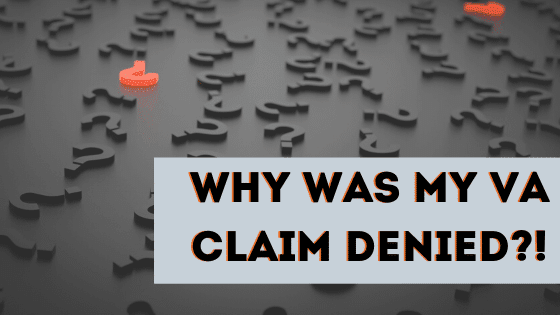 20 Reasons Why Your VA Claim Was DENIED! Add a heading