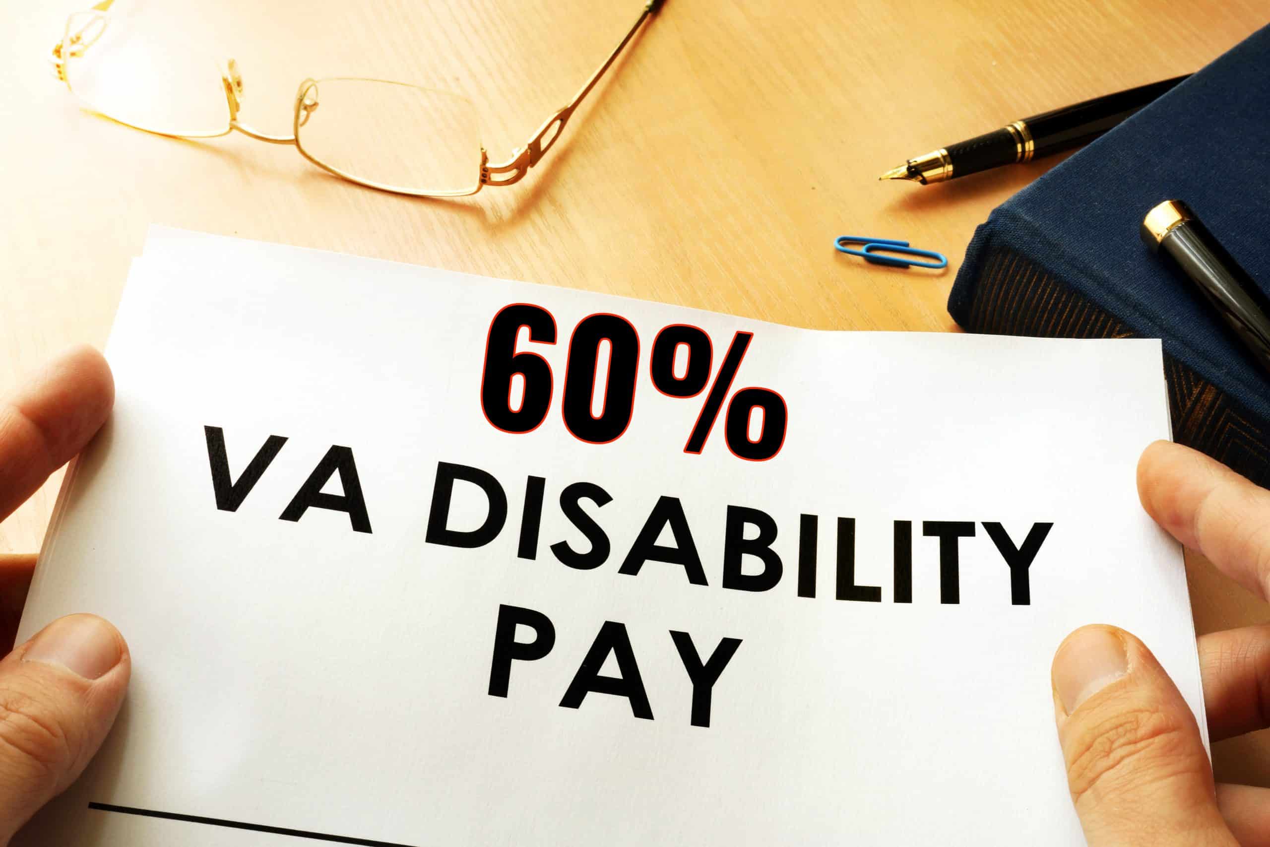 60 VA Disability Pay