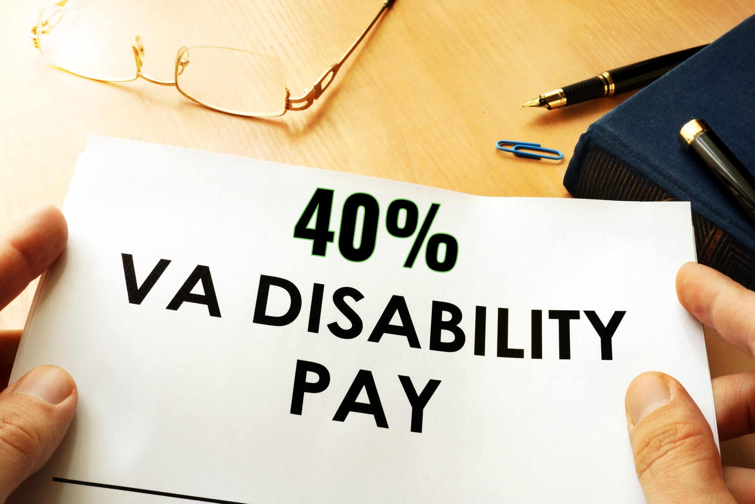 40 VA Disability