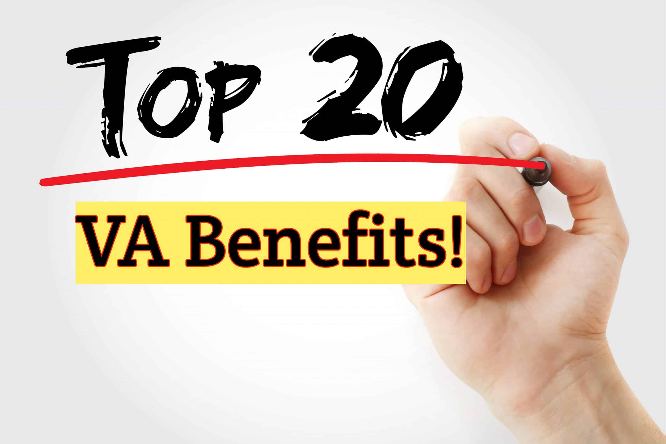 Top 20 VA Benefits for Veterans 40 Disabled