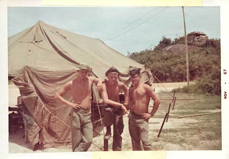 Active duty service members during Vietnam.